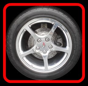 Detailed wheel by Fifty Dollar Detail.